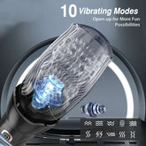Copa de masturbación oral con rotación y vibración para hombre, versión 3.0